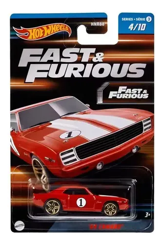 caliente! Hot Wheels 1/64 69 Camaro Décadas De Fast Y Kou K