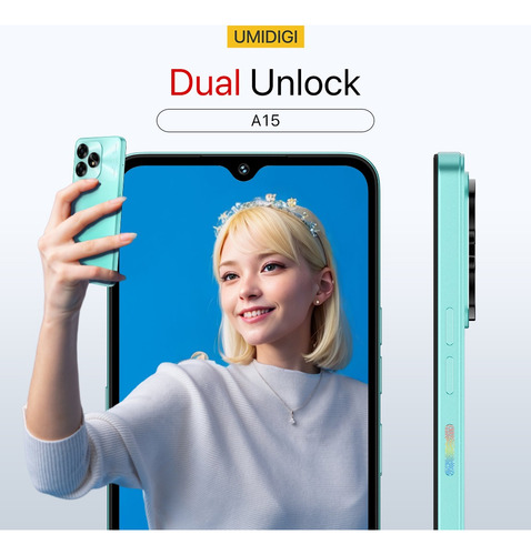 Umidigi A15, 16g Ram 256gb Rom 5000mah 64mp 4g 6.7inch, Uj