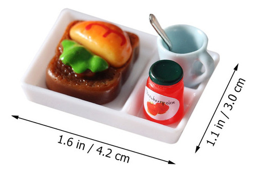 Maqueta De Pan En Miniatura Para Decorar Comida En Miniatura