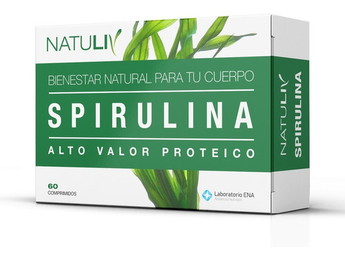 Spirulina X 60 Comp. Con Vitamina C Natuliv