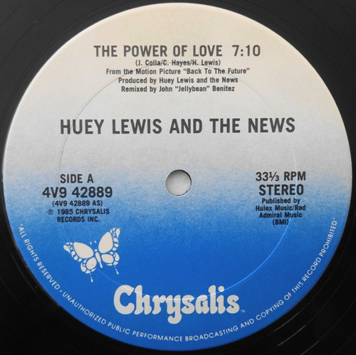 Huey Lewis And The News The Power Of Love Disco Importado