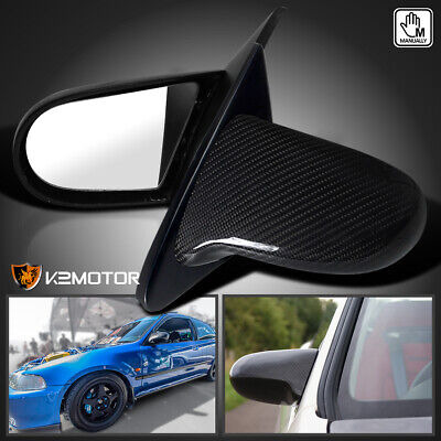 Fits 92-95 Honda Civic Eg Jdm Real Carbon Fiber Jdm Spn  Oag