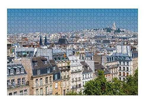 Wooden Puzzle 1000 Pieces Paris Panorama Of The City Typical