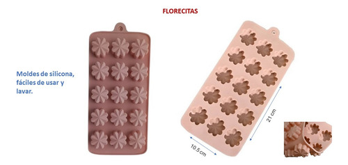 Moldes Silicona Chocolates Repostería Fondant Gelatina 