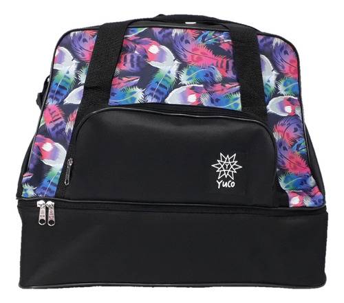 Combo Bolso De Patin Cajon Estampado Yuco + Cubre Patin