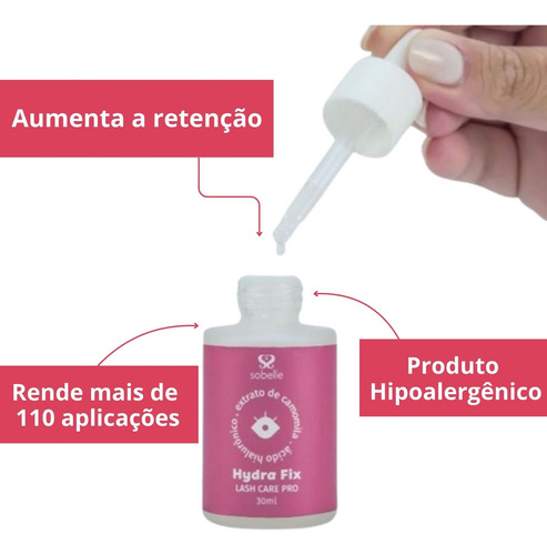 Hydra Fix Bruma Fixador Para Extensão De Cílios Sobelle 30ml