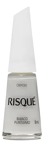 Esmalte Risqué Branco Cremoso Bianco Puríssimo 8ml Branco