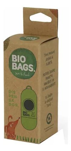 Biobags Dispensador Bolsas Con 1 Rollo