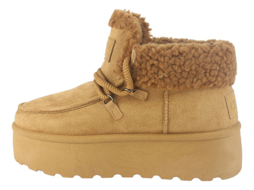 Pantufla Chalada Mujer Pinguih-4 Tostado Urbano