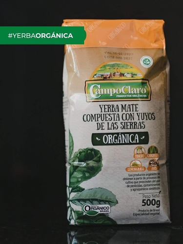 Yerba Mate Organica 4 Yuyoscarqueja Hinojo Anis Lemograss
