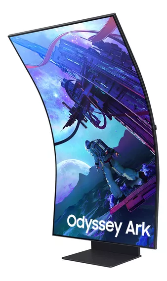 Monitor Gamer Samsung Odyssey Ark de 55 pulgadas, segunda generación, 4K, Tela Curva, 165 Hz, 1 ms, FreeSync Premium Pro