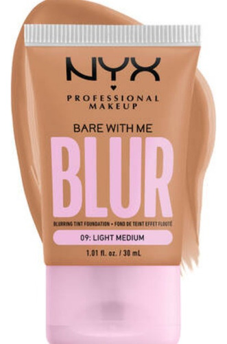 Base De Maquillaje Nyx Bare With Me Blur Light Medium 30 Ml