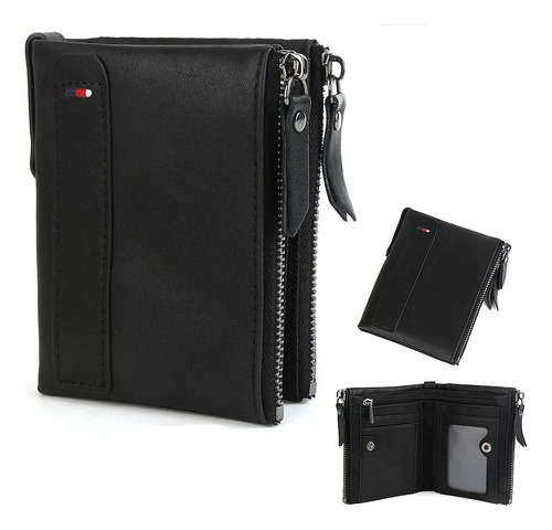 Cartera Rfid De Piel Original Para Hombre Con 