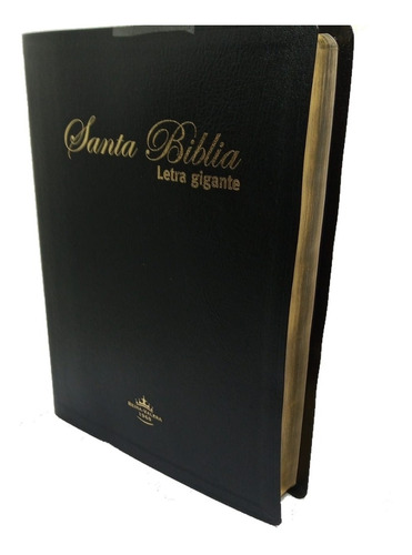 Biblia Letra Gigante Negro Eco Cuero Reina Valera 1960