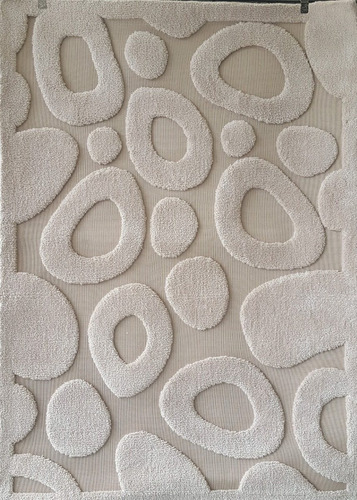 Tapete Decorativo Camello Beige Suave 1.20x1.60 Hecho A Mano
