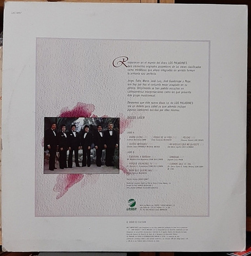 Disco Lp Los Paladines María Elena #5663 (Usado)