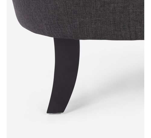 Poltrona Beatriz Tela Charcoal