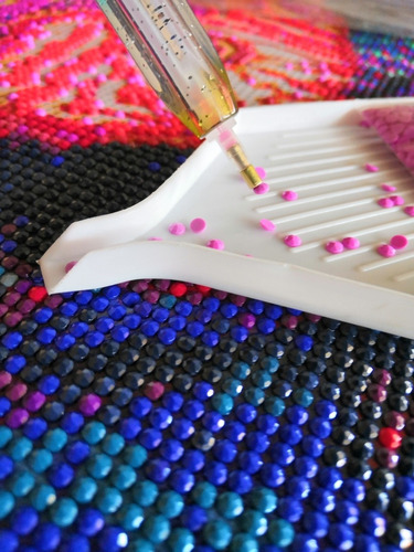 Imagen 4 de 4 de Pintura Diamante Diy Diamond Painting Kit Frozen 2 Chile