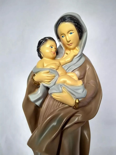 Imagen pintada a mano de Nuestra Señora Madre de la Divina Gracia, 26 cm, color