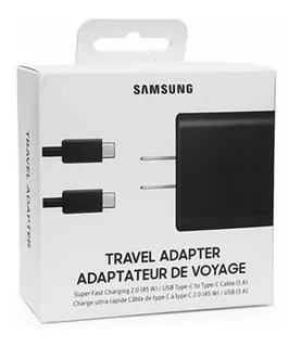 Cargador Samsung 45w Samsung S20 S21 Ultra Note 20