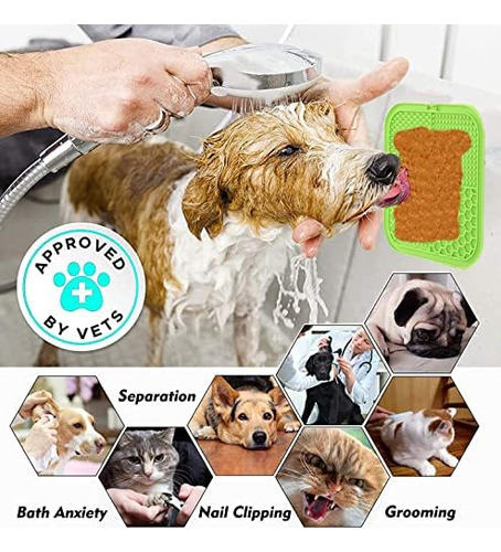 Kwispel - Alfombrilla Para Lamer Perros Y Gatos, 2 Unidades,