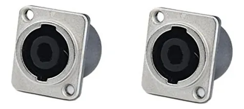 Conector Hembra Panel Jack Twist Lock 4 Pines Neutrik Nl4mp