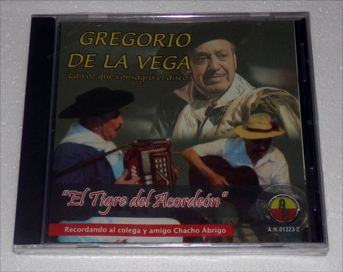 Gregorio De La Vega El Tigre Del Acordeon Cd Sellado / Kktus