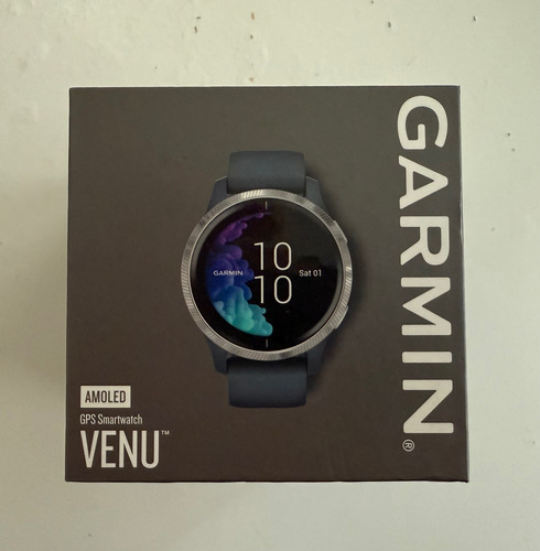 Smart Watch Garmin Venu Azul Petróleo Mesh Azul Petróleo Plateado (Usado)