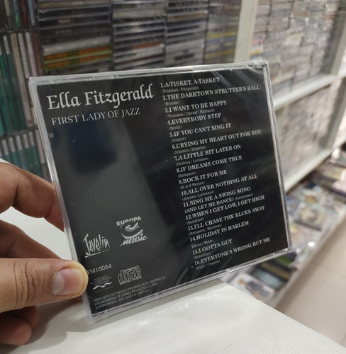 Cd - Ella Fitzgerald - ( First Lady Of Jazz )