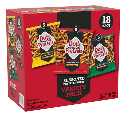 comprar Paquete Variado De Pretzels Saludables Para Niños 18 Bolsas