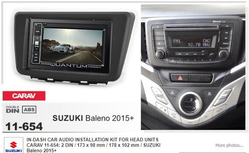 Imagen 1 de 3 de Radio Multimedia Para Suzuki Baleno 2015 + Gps - Usb S/inst