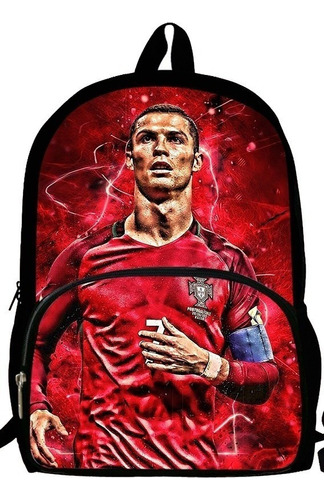 3 Unids/set Mochila Cristiano Ronaldo Mochila Bandoleras 3