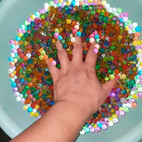 Perlas De Agua Transparentes 10000 Pcs Mezcla De Colores