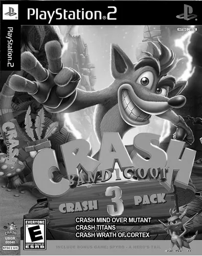 Jogo Crash e 3 Outros Games - PS2