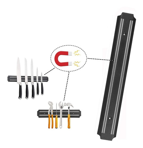 Imagen 2 de 8 de Porta Cuchillos Iman Para Cuchillos Magnético Para Cuchillos