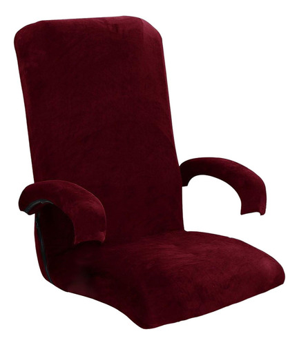 Funda Giratoria Elástica Para Silla Con Vino Rojo.