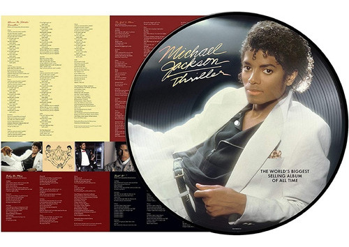 Michael Jackson Thriller Lp Vinilo Picture Disc New En Sto 