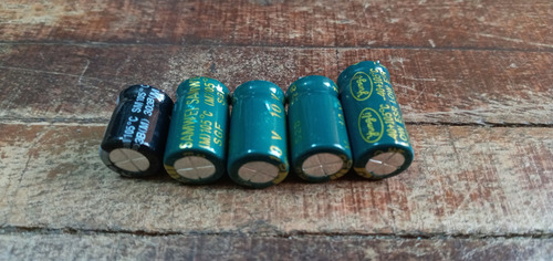 Set De 5 Capacitores 1000uf 10v (Usado)