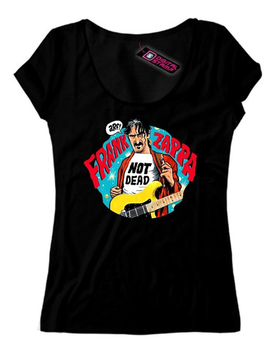 Remera Mujer Zappa 6 Mothers Of Invention Digital Stamp Dtg