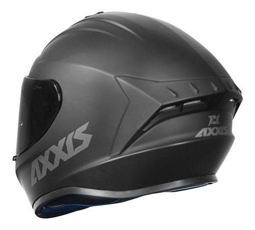 Capacete Axxis Draken Preto Fosco + Viseira Fume