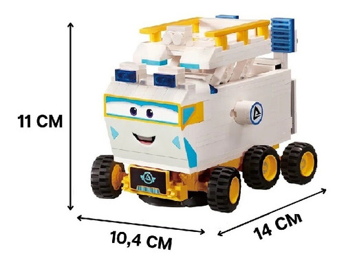 Imagem 3 de 4 de Brinquedo Super Wings Veículo Espacial Rover 389pcs Br1417