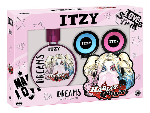 Set Perfume Dreams Harley Quinn Edt + Tizas | Itzy