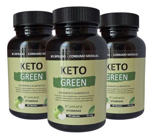 Bloqueador De Carbohidratos Keto Green Pack X3