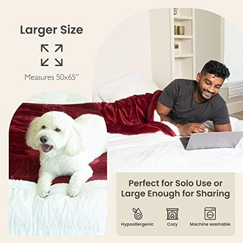 Manta De Forro Polar De Sherpa Everlasting Comfort - 20 % Má