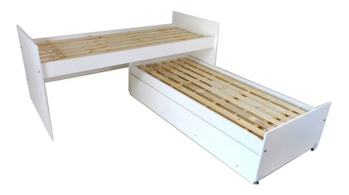 Cama Nido Triple Superpuesta 3 En 1 - Camas Cuchetas 1 Plaza (80 Cm) - 1702-3-8