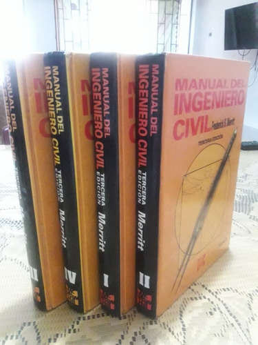 Libro Manual Del Ingeniero Civil 4 Tomos Merrit 3°edicion