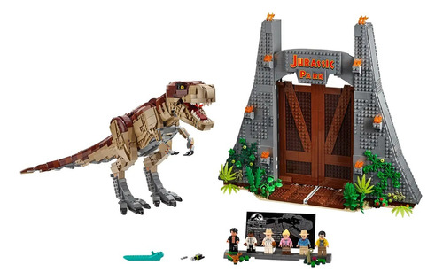 Lego Jurassic World 75936 Parque Jurásico Caos Del T-rex