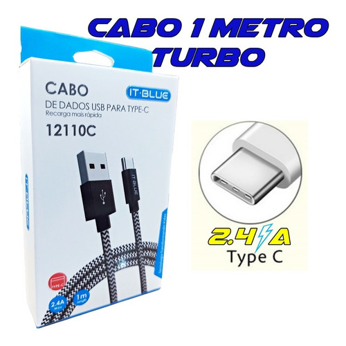 Cabo Usb Tipo C Turbo  Xiaomi Mi 9t Pro
