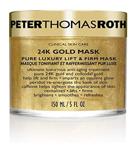 Peter Thomas Roth Elevacion De Lujo Puro 24k Oro Y Mascara