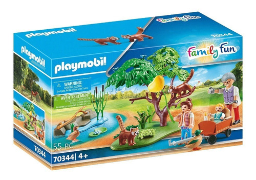 Playmobil Wild Life 70344 Habitat De Pandas Rojos